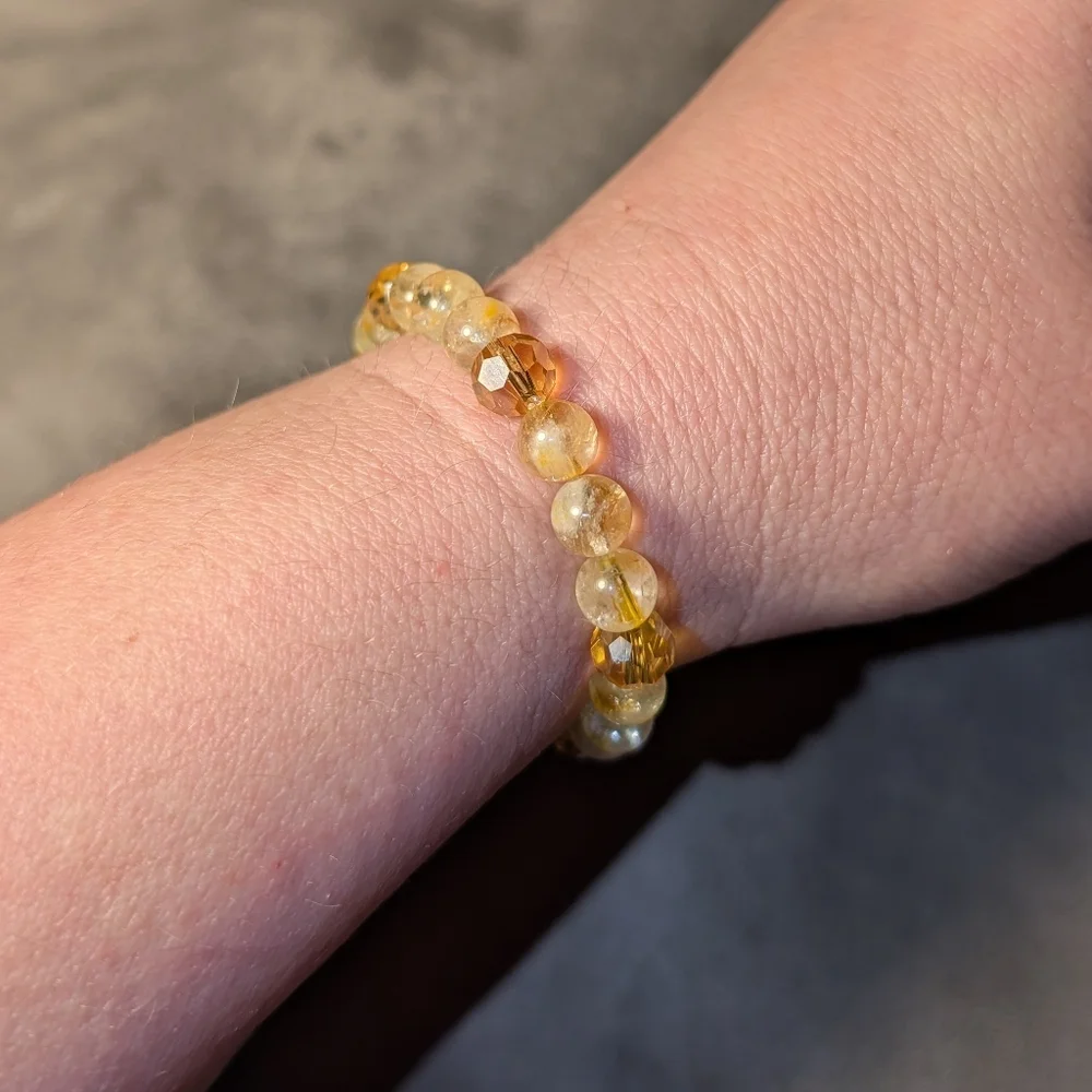 Citrine Beaded Bracelet - Picture 6 of 8